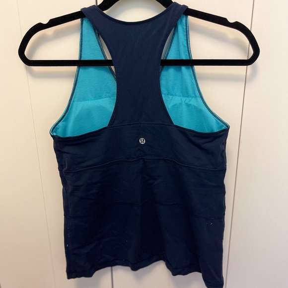 Lululemon Navy Racerback Tank - Picture 2 of 2